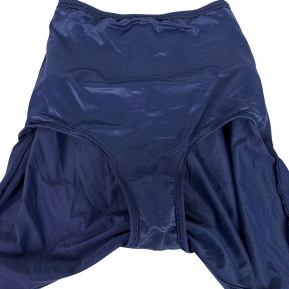 Lands’ End Black Tummy Control Ultra High Waist Modest Swim Skirt size 12 - Picture 5 of 8